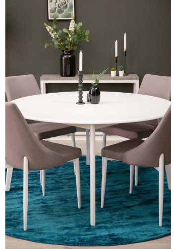 VENTURE DESIGN Indra gulvtppe - turkis viskose og bomuld (200)