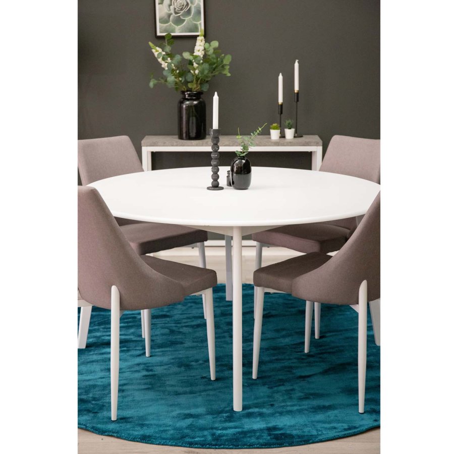 VENTURE DESIGN Indra gulvtppe - turkis viskose og bomuld (200)