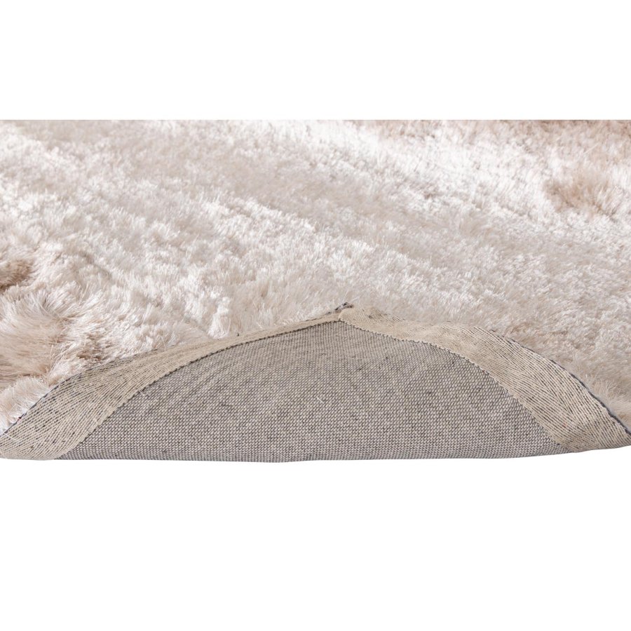 VENTURE DESIGN Shiva Shaggy gulvtppe - champagne polyester og bomuld (170x240)
