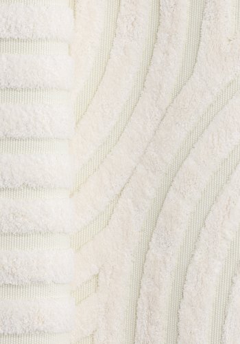 VENTURE DESIGN Nikita gulvtppe, rektangulr - hvid polyester (290x200)