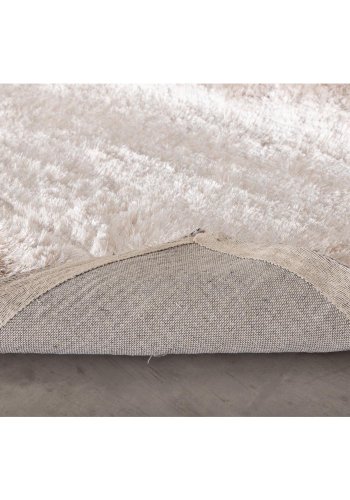 VENTURE DESIGN Shiva Shaggy gulvtppe - champagne polyester og bomuld (200x300)