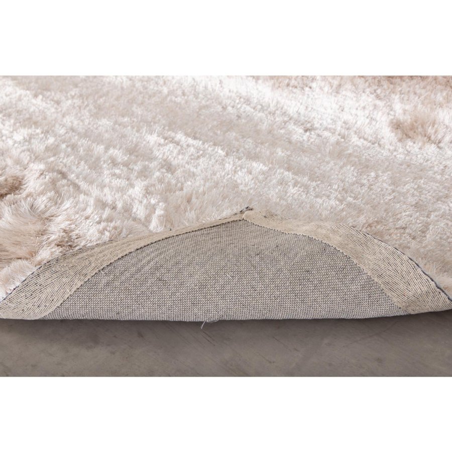 VENTURE DESIGN Shiva Shaggy gulvtppe - champagne polyester og bomuld (200x300)
