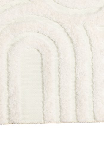 VENTURE DESIGN Nikita vgtppe, rektangulr - hvid polyester (70x100)