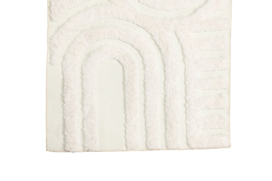 VENTURE DESIGN Nikita vgtppe, rektangulr - hvid polyester (70x100)