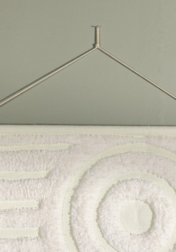 VENTURE DESIGN Nikita vgtppe, rektangulr - hvid polyester (70x100)