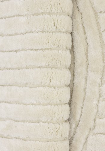 VENTURE DESIGN Niklas gulvtppe, rektangulr - hvid polyester (290x200)