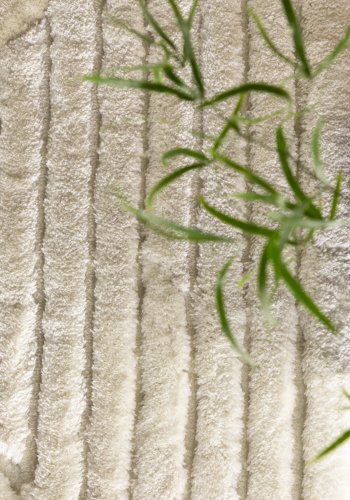 VENTURE DESIGN Niklas gulvtppe, rektangulr - hvid polyester (290x200)