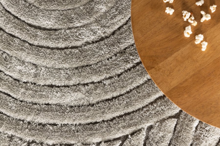 VENTURE DESIGN Niklas gulvtppe, rektangulr - greige polyester (290x200)