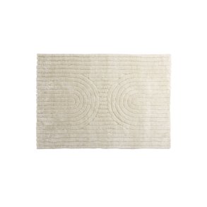 VENTURE DESIGN Niklas gulvtppe, rektangulr - hvid polyester (230x160)