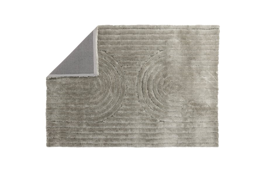 VENTURE DESIGN Niklas gulvtppe, rektangulr - greige polyester (230x160)