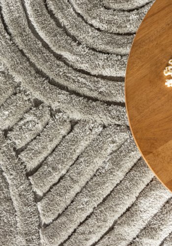 VENTURE DESIGN Niklas gulvtppe, rektangulr - greige polyester (230x160)