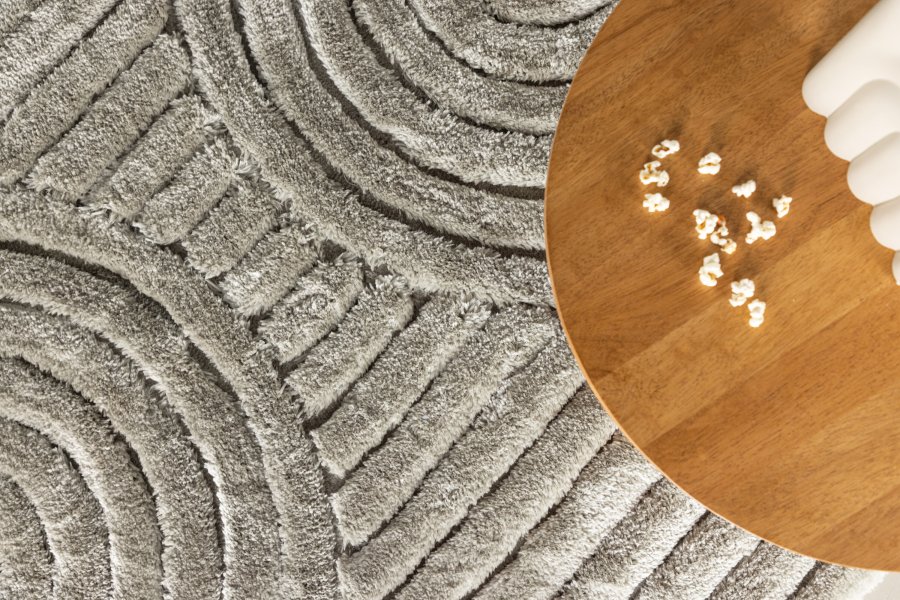 VENTURE DESIGN Niklas gulvtppe, rektangulr - greige polyester (230x160)