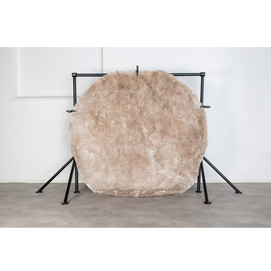 VENTURE DESIGN Shiva Shaggy gulvtppe - champagne polyester og bomuld (200)