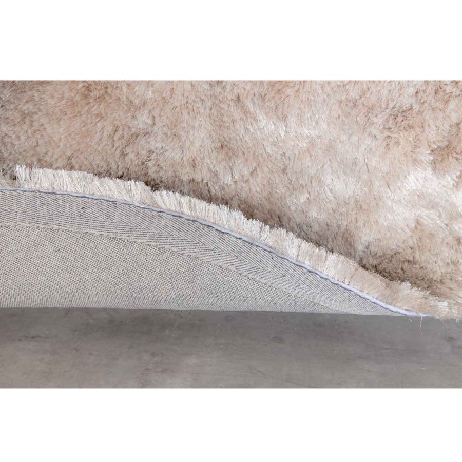 VENTURE DESIGN Shiva Shaggy gulvtppe - champagne polyester og bomuld (200)