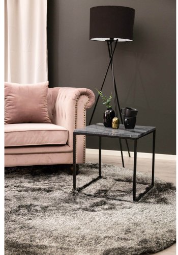 VENTURE DESIGN Shiva Shaggy gulvtppe - gr polyester og bomuld (200)