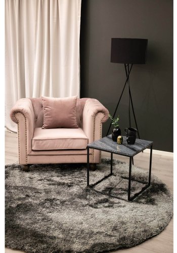 VENTURE DESIGN Shiva Shaggy gulvtppe - gr polyester og bomuld (200)