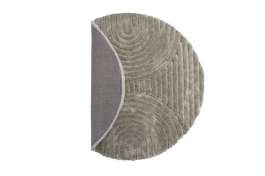 VENTURE DESIGN Niklas gulvtppe, rund - greige polyester (200)