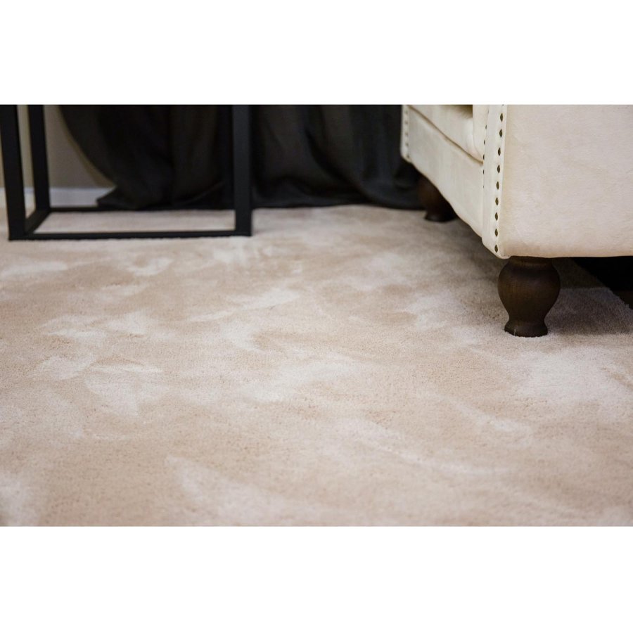 VENTURE DESIGN Undra gulvtppe - beige viskose (170x240)