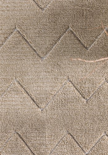 VENTURE DESIGN Fia gulvtppe, rektangulr - brun polyester (230x160)