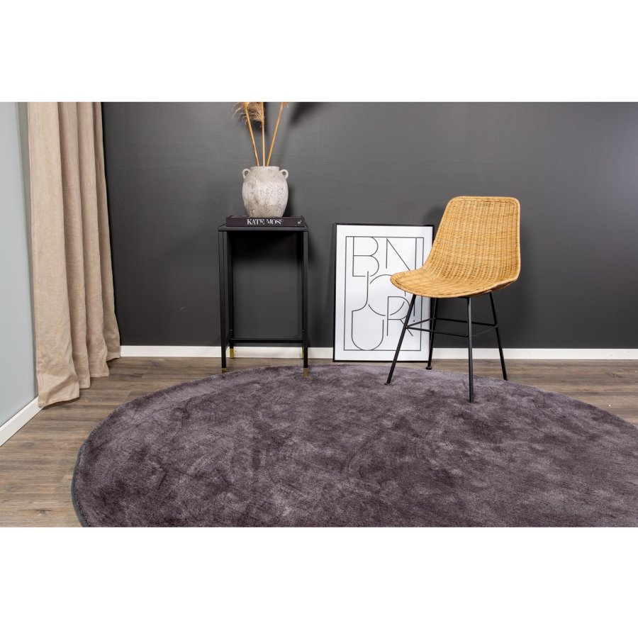 VENTURE DESIGN Undra gulvtppe - mrkegr viskose (200)