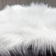 VENTURE DESIGN Katy sdeskind, rund - hvid akryl falsk pels (34)