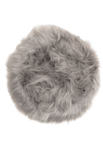 VENTURE DESIGN Katy sdeskind, rund - gr akryl falsk pels (34)