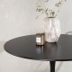 VENTURE DESIGN Glade spisebord, rund - sort MDF og sort stl (100)
