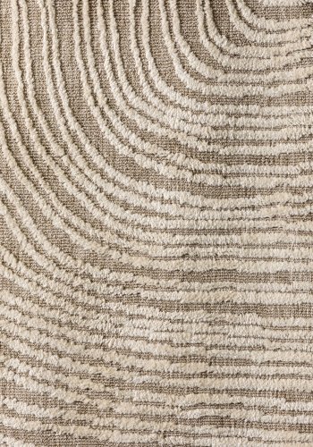 VENTURE DESIGN Melle gulvtppe, rektangulr - elfenben/beige micropolyester (395x295)