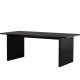 VENTURE DESIGN Vail spisebord, rektangulr - rgsort MDF (200x100)