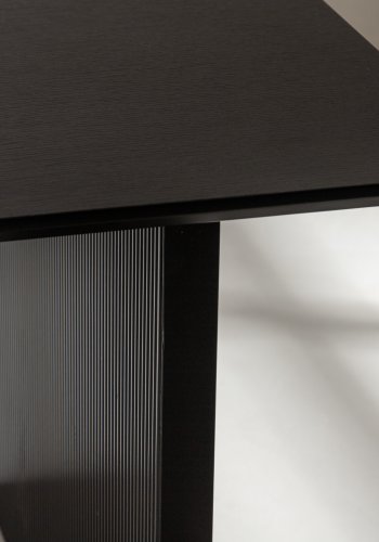 VENTURE DESIGN Vail spisebord, rektangulr - rgsort MDF (200x100)