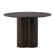VENTURE DESIGN Olivia spisebord, rund - mokka finér (110)