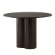 VENTURE DESIGN Olivia spisebord, rund - mokka finér (110)