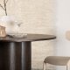 VENTURE DESIGN Olivia spisebord, rund - mokka finér (110)