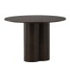 VENTURE DESIGN Olivia spisebord, rund - mokka finér (110)