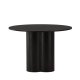 VENTURE DESIGN Olivia spisebord, rund - sort finér (110)