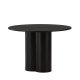 VENTURE DESIGN Olivia spisebord, rund - sort finér (110)