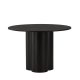 VENTURE DESIGN Olivia spisebord, rund - sort finér (110)