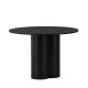 VENTURE DESIGN Olivia spisebord, rund - sort finér (110)