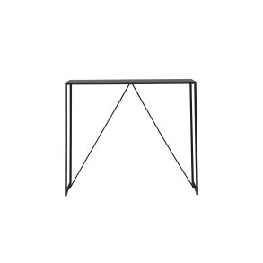 VENTURE DESIGN Brea barbord, rektangulr - sort MDF og sort stl (120x60)