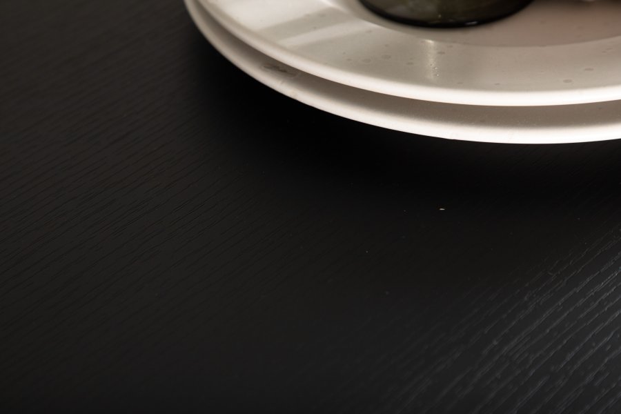 VENTURE DESIGN Brea barbord, rektangulr - sort MDF og sort stl (120x60)