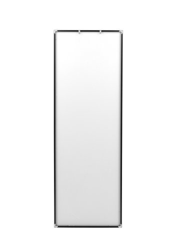 VENTURE DESIGN Dalton vgspejl, rektangulr - spejlglas og matsort aluminium (220x110)