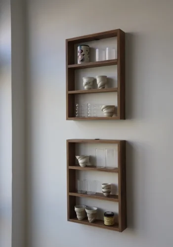 NORDVÄRK PR1 vghylde, m. 3 rum - brun melamin