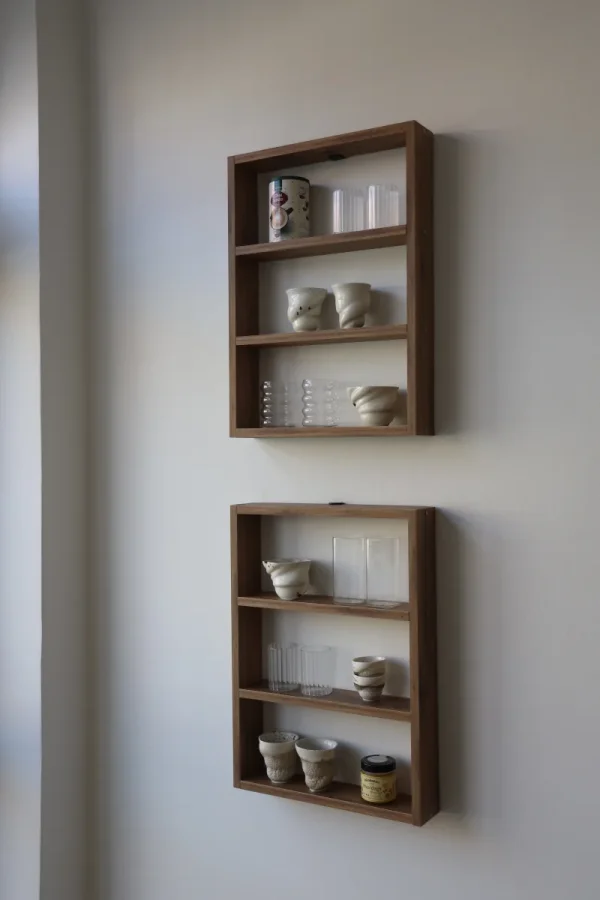 NORDVÄRK PR1 vghylde, m. 3 rum - brun melamin