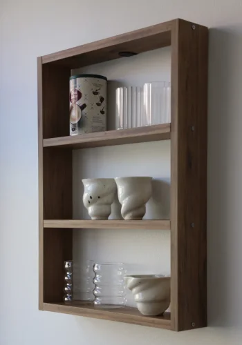 NORDVÄRK PR1 vghylde, m. 3 rum - brun melamin