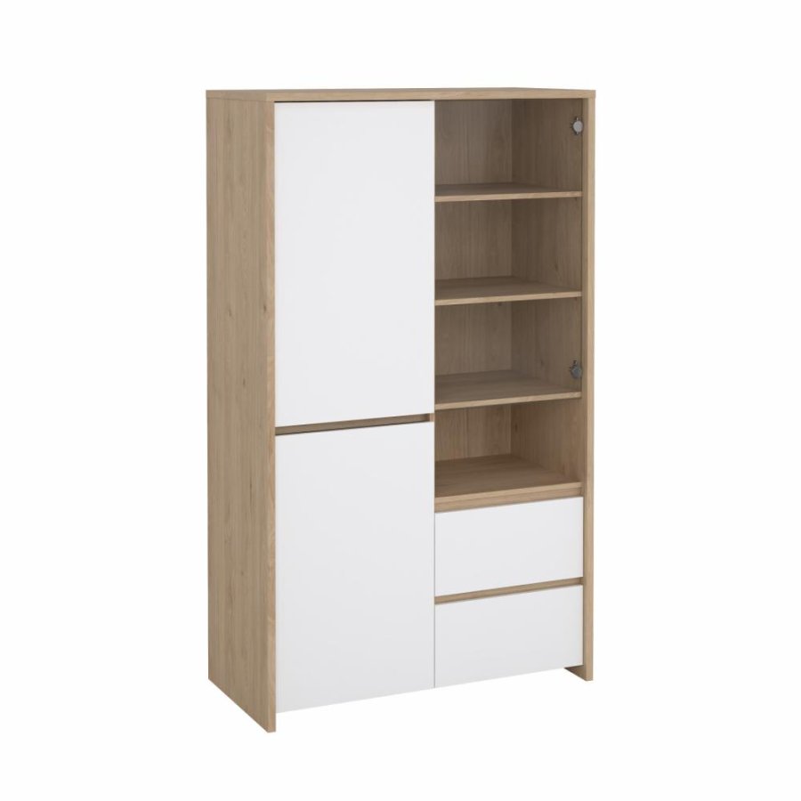 TVILUM Next Vitrine 1 lge + 1 glaslge + 2 skuffer