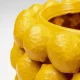 KARE DESIGN Deco Lemon Juice urtepotteskjuler, rund - gul polysandsten (34)