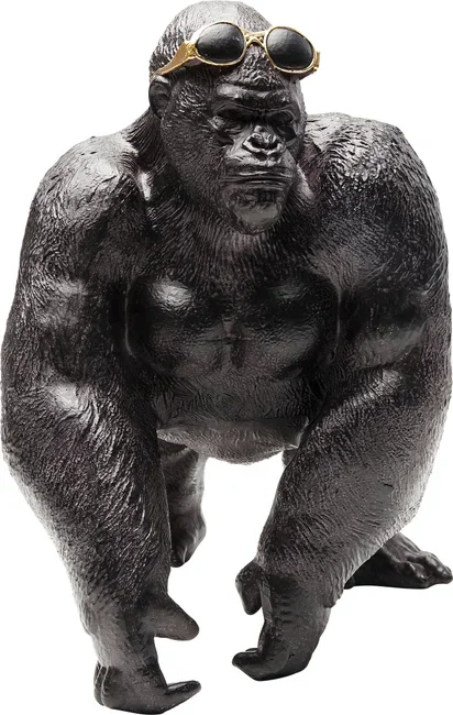 KARE DESIGN Monkey Beach figur - bronze og guld polyresin (H:30cm)