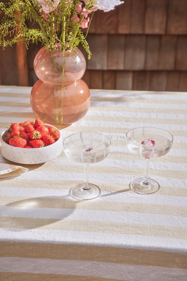 OYOY LIVING Mizu Coupeglas - 2 stk - Klar Glas