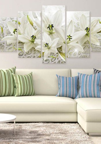 Artgeist billede - Unique Flowers, p lrred, to strrelser