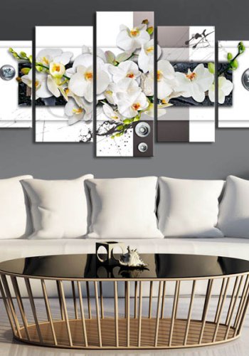 Artgeist billede - Mechanical Orchid, p lrred, to strrelser